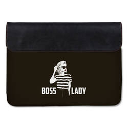 Canvas Laptop Sleeve - Boss Lady Sketch