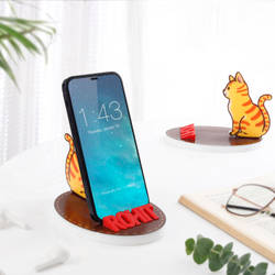 Cat-Shaped Personalized Mobile Stand