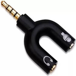 Dual Earphone Connecter - Single Piece