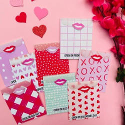 Letter Box - Valentines - Colorful - Box Of 8