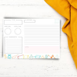 Memo Pad - Recipe - Single Piece