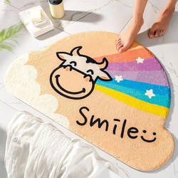 Non-Slip Bathroom Doormat - Assorted - Single Piece
