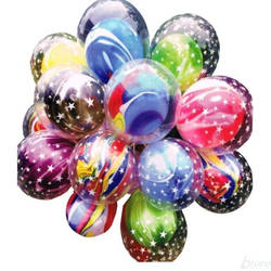 Party Balloons - Rainbow Themed - Set Of 6