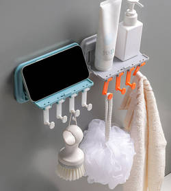 Retractable Kitchen Hooks - Single Piece