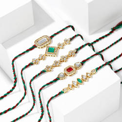 Traditional Kundan Polki Rakhi (Set of 5)