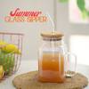 Glass Sipper - Wooden Lid