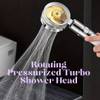 Rotating Pressurized Turbo Shower Head