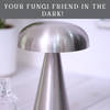 Metalic Mushroom Touch Lamp