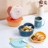 2-Layered Lunch Box - Bird-Shaped - Peach - Single Piece Online