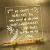3D Acrylic Writing Board With Pens - Single Piece - 20X20cm Online