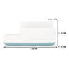 Gift 5 Compartment Bathroom Caddy - White And Blue