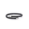 Buy 6Mm Round Double Braided Leather Cuff Bracelet