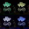 Shop All Hearts Personalized Multicolored LED Lamp