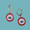 Gift Alluring Evil Eyes Charm Earrings