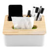 Gift Bamboo Lid Tissue Box - Organizer - Assorted - Single Piece