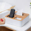 Bamboo Lid Tissue Box - Organizer - Assorted - Single Piece Online