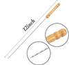 Gift Barbeque Skewers - Stainless Steel  With Wooden Handle - Set Of 12