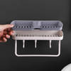 Gift Bathroom Organizer With Hooks - Assorted - Single Piece