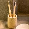 Buy Bathroom Set - Wood Finish - Stone - Set Of 4