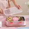Buy Bento 3 Grid Lunch Box - Assorted - Single Piece