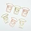Buy Binder Clips - Rose Gold And Gold - Set Of 6