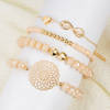 Buy Bracelet - Infinity And Beads - Set Of 4 - Juju Joy