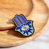 Brooch - Hamsa - Embroidered - Single Piece Online