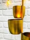 Shop Candle Holder - Handing Cups - Gold - Single Piece