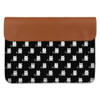 Canvas Laptop Sleeve - White Cats With Black Background Online