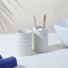 Gift Ceramic Bathroom Essentials - Set Of 4 - Assorted