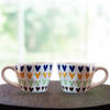 Ceramic Cup - Heart Print - Assorted - Single Piece Online