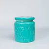 Buy Ceramic Textured Jar - 1L - Single Piece - Green