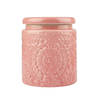 Gift Ceramic Textured Jar - 1L - Single Piece - Pink