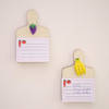 Gift Charming Mini Refrigerator Notepad Magnets - Assorted - Set Of 2