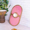 Gift Chip And Dip Platter - Oval - Blush Pink - Single Piece