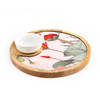 Buy Chip And Dip Platter - Round - Blissful Blooms - Single Piece