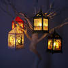 Gift Christmas Hanging Lantern - Assorted - Set Of 2