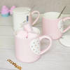 Coffee Mug With Lid And Spoon - Heart - Ceramic - Single Piece Online
