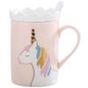 Buy Coffee Mug With Lid And Spoon - Unicorn - Ceramic - Single Piece