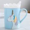 Shop Coffee Mug With Lid And Spoon - Unicorn - Ceramic - Single Piece