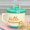 Coffee Mug With Lid - Hello Handsome - Ceramic - Single Piece Online