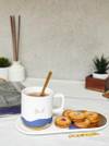 Shop Coffee Mug With Tray And Spoon - Quiet - Ceramic - Single Piece