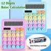 Gift Colourful 12 Digits Kids Calculator - Assorted - Single Piece