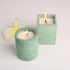 Concrete Candle - Green - Set Of 2 Online