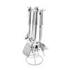 Cooking Utensils With Stand - Stainless Steel - Set Of 7 Online