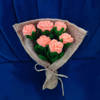 Gift Crochet Peach Rose Bouquet - Single Piece