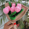 Crochet Pink Tulip Bouquet - Single Piece Online