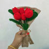 Buy Crochet Red Tulip Bouquet - Single Piece