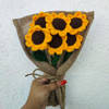 Gift Crochet Sunflower Bouquet - Single Piece
