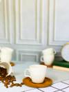Shop Cup And Saucer - Ceramic And Wood - Set Of 6